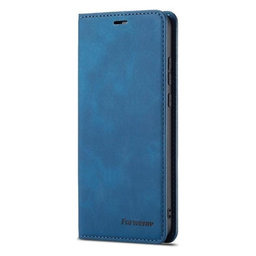 FixPremium - Puzdro Business Wallet pre iPhone 13 mini, modrá