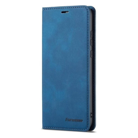 FixPremium - Puzdro Business Wallet pre iPhone 13 a 14, modrá
