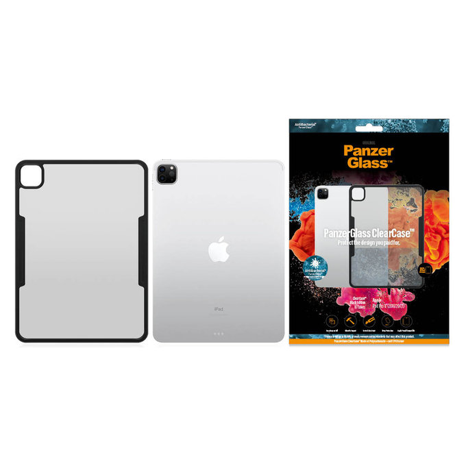 Puzdro ClearCase AB pre iPad Pro 11'' (2018/2020/2021), Čierna, PanzerGlass