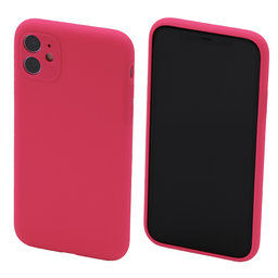 FixPremium - Silikónové Puzdro pre iPhone 12, ružová