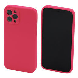 FixPremium - Silikónové Puzdro pre iPhone 12 Pro, ružová