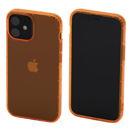 FixPremium - Puzdro Clear pre iPhone 13 mini, oranžová