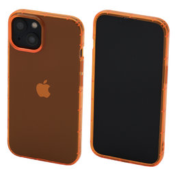 FixPremium - Puzdro Clear pre iPhone 14, oranžová