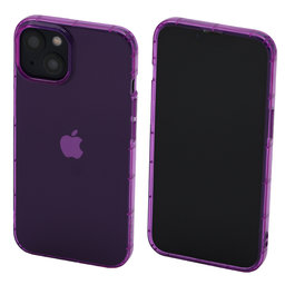 FixPremium - Puzdro Clear pre iPhone 13, fialová
