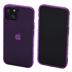 FixPremium - Puzdro Clear pre iPhone 14, fialová