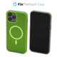 FixPremium - Puzdro Clear s MagSafe pre iPhone 12 Pro Max, neon green