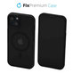FixPremium - Puzdro Clear s MagSafe pre iPhone 14, frost black