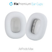 Náhradné Náušníky pre Apple AirPods Max (Fabric), biela