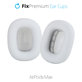 Náhradné Náušníky pre Apple AirPods Max (Fabric), biela