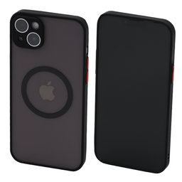 FixPremium - Puzdro Matte s MagSafe pre iPhone 13 mini, čierna