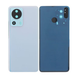 Xiaomi 13 Lite - Batériový Kryt + Rám + Sklíčko Zadnej Kamery (Blue)