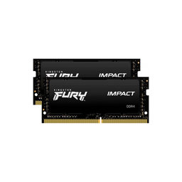 Kingston Fury Impact - Operačná Pamäť SO-DIMM 32GB (2x16GB) DDR4 2666MHz - KF426S15IBK2/32 Genuine Service Pack