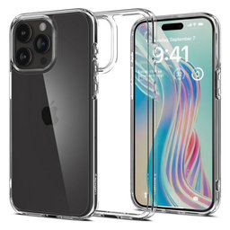 Spigen - Puzdro Ultra Hybrid pre iPhone 15 Pro, crystal clear