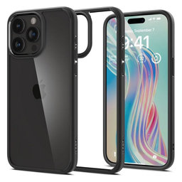 Spigen - Puzdro Ultra Hybrid pre iPhone 15 Pro, Matte Black