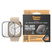 Tvrdené sklo Full Body D3O pre Apple Watch 9/8/7 45 mm, Transparentná, PanzerGlass