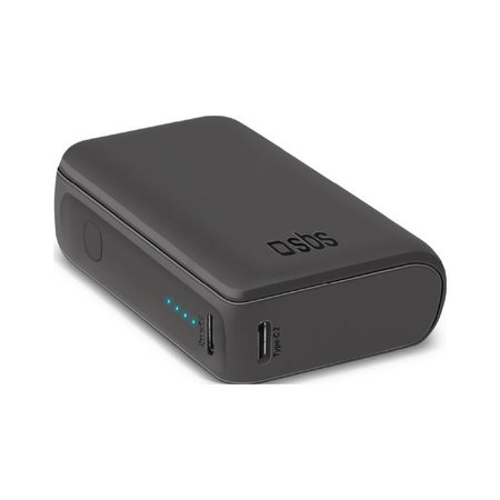 SBS - PowerBank NanoTube, 10 000 mAh, čierna