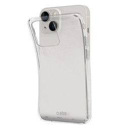 SBS - Puzdro Skinny pre iPhone 15, transparentná