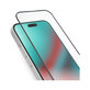 SBS - Tvrdené sklo Full Cover pre iPhone 15, čierna