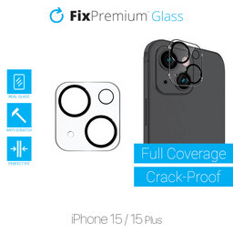 FixPremium Glass - Tvrdené Sklo zadnej kamery pre iPhone 15 a 15 Plus
