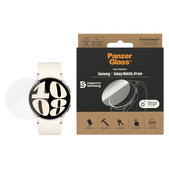 Tvrdené sklo Flat Glass AB pre Samsung Galaxy Watch6 44 mm, Číra, PanzerGlass