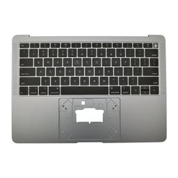 Apple MacBook Air 13" A1932 (2018 - 2019) - Horný Rám Klávesnice + Klávesnica UK (Space Gray)