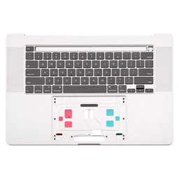 Apple MacBook Pro 16" A2141 (2019) - Horný Rám Klávesnice + Klávesnica UK (Silver)