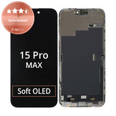 Displej pre iPhone 15 Pro Max, Dotykové sklo s rámom, Refurbished