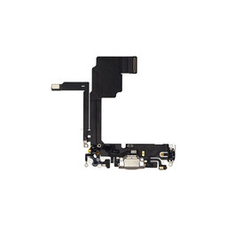 Apple iPhone 15 Pro - Nabíjací Konektor + Flex Kábel (Natural Titanium)