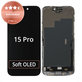 Displej pre iPhone 15 Pro, Dotykové sklo s rámom, Refurbished