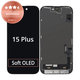 Displej pre iPhone 15 Plus, Dotykové sklo s rámom, Refurbished