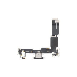 Apple iPhone 15 Plus - Nabíjací Konektor + Flex Kábel (Black)