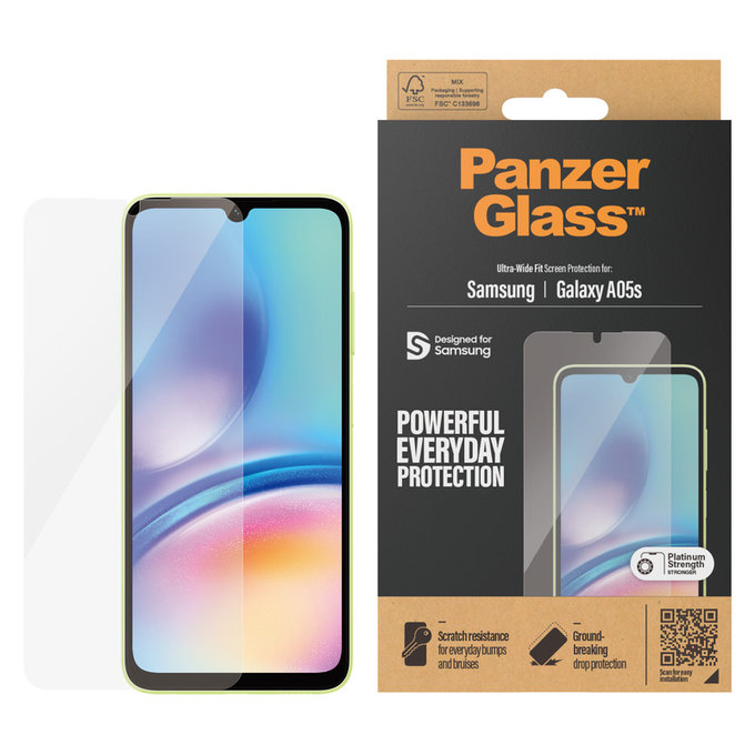 Tvrdené sklo UWF pre Samsung Galaxy A05s, Číra, PanzerGlass