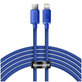 Baseus - Lightning / USB-C Kábel (2m), modrá