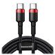Baseus - USB-C / USB-C Kábel (2m), čierna