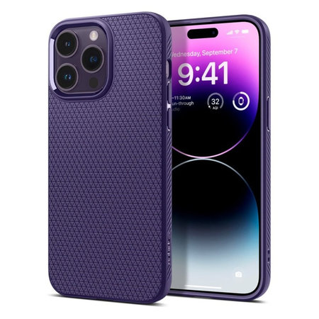 Spigen - Puzdro Liquid Air pre iPhone 14 Pro Max, deep purple