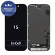 Displej In-Cell FHD pre iPhone 15, Dotykové sklo s rámom, FixPremium