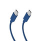 SBS - Kábel USB-C/USB-C, 60W, PD, 1.5m, modrá