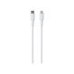 PURO - Kábel USB-C / MFI Lightning, 12W, Soft, 1,5 m, biela
