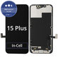 Displej In-Cell FHD pre iPhone 15 Plus, Dotykové sklo s rámom, FixPremium