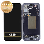 Samsung Galaxy S24 Plus S926B - LCD Displej + Dotykové Sklo + Rám (Cobalt Violet) - GH82-33410C Genuine Service Pack
