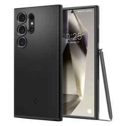 Spigen - Puzdro Thin Fit pre Samsung Galaxy S24 Ultra, čierna