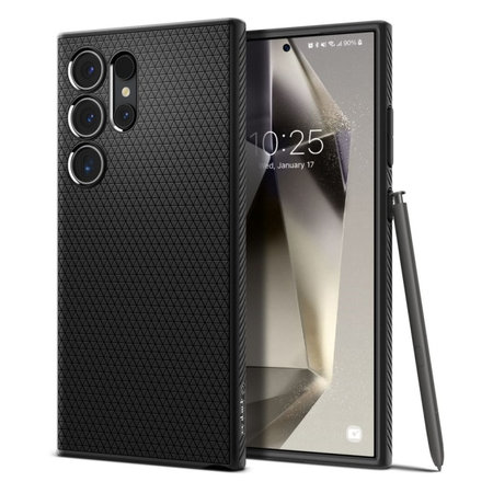 Spigen - Puzdro Liquid Air pre Samsung Galaxy S24 Ultra, Matte Black