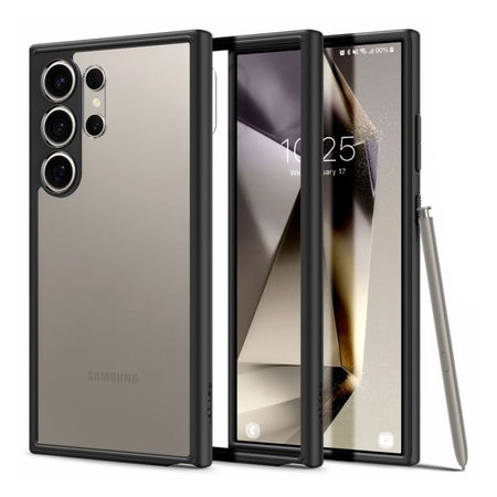 Spigen - Puzdro Ultra Hybrid pre Samsung Galaxy S24 Ultra, Matte Black