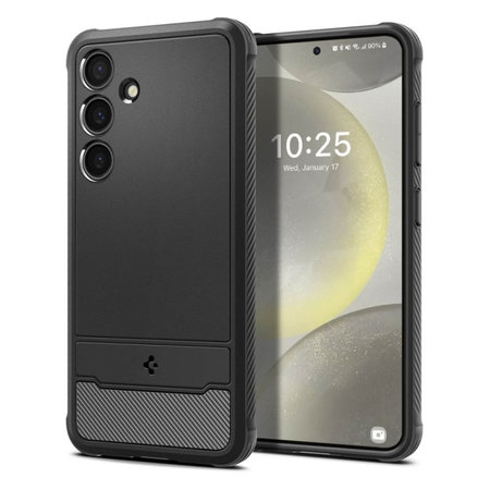 Spigen - Puzdro Rugged Armor pre Samsung Galaxy S24, Matte Black