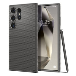 Spigen - Puzdro Liquid Air pre Samsung Galaxy S24 Ultra, Granite Grey