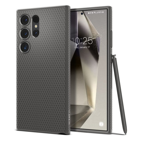 Spigen - Puzdro Liquid Air pre Samsung Galaxy S24 Ultra, Granite Grey