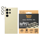 Ochranný kryt objektívu Hoops pre Samsung Galaxy S24 Ultra, Žltá, PanzerGlass