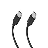 SBS - Opletený kábel USB-C/USB-C, PD, 100W, 1.5m, čierna