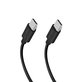 SBS - Opletený kábel USB-C/USB-C, PD, 100W, 1.5m, čierna