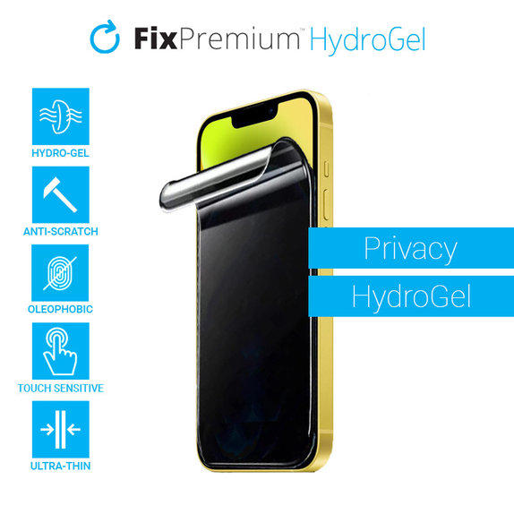 FixPremium - Privacy Screen Protector pre Apple iPhone 13, 13 Pro, 14 a 16e